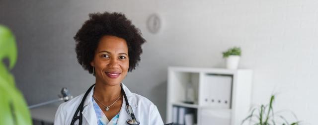 Doctor smiling
